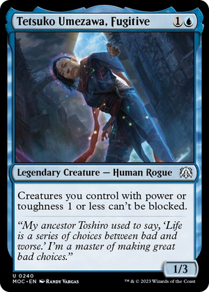 0240 Tetsuko Umezawa, Fugitive U Commander: March of the Machine