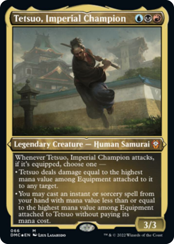 0066 Tetsuo, Imperial Champion (Foil Etched) M Commander: Dominaria United