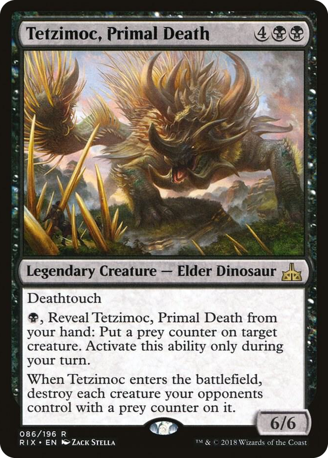 0086 Tetzimoc, Primal Death R Rivals of Ixalan
