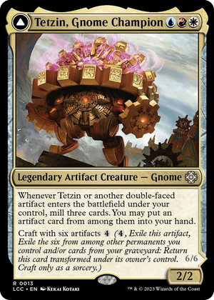0013 Tetzin, Gnome Champion R Commander: The Lost Caverns of Ixalan