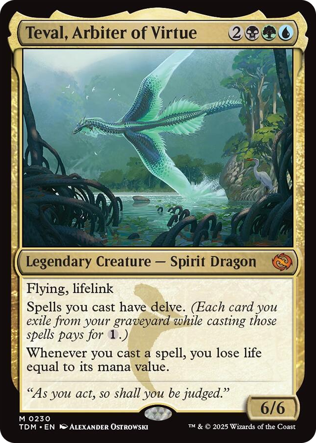 0230 Teval, Arbiter of Virtue M Dragonstorm