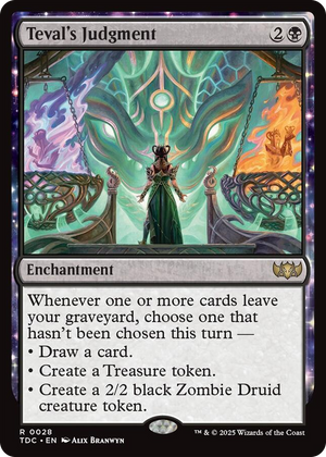 0028 Teval's Judgment R Commander: Tarkir: Dragonstorm