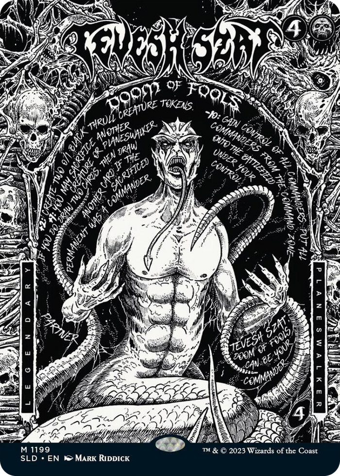 Tevesh Szat, Doom of Fools #1199 M - Secret Lair Drop Series Pokemon card