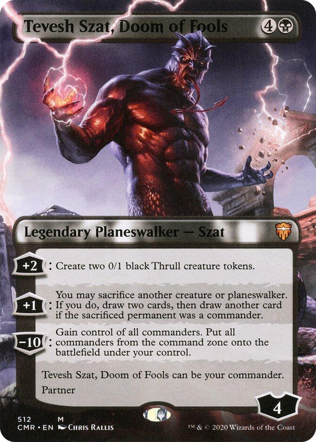 0512 Tevesh Szat, Doom of Fools (Borderless) M Commander Legends