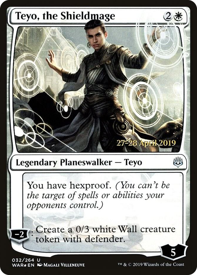 0032 Teyo, the Shieldmage U Prerelease Cards