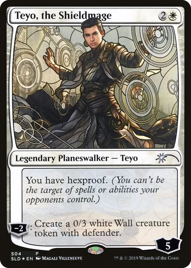 0504 Teyo, the Shieldmage (Stained Glass) P Secret Lair Drop Series