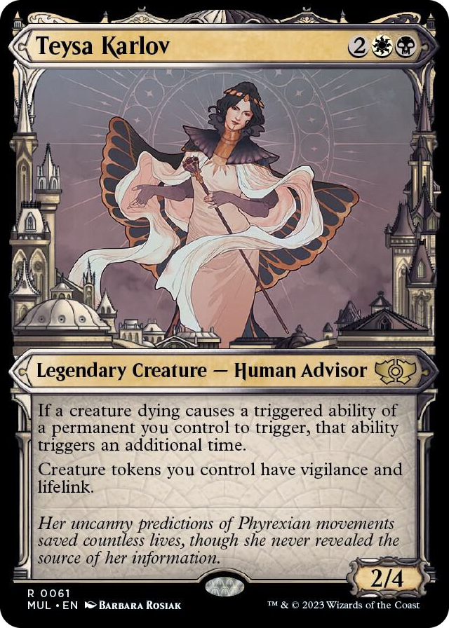 Teysa Karlov #61 R - March of the Machine: Multiverse Legends Pokemon card