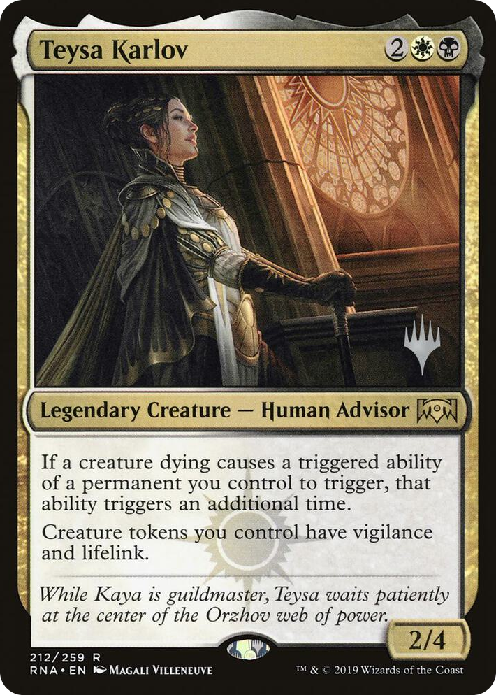 0212 Teysa Karlov R Promo Pack: Throne of Eldraine