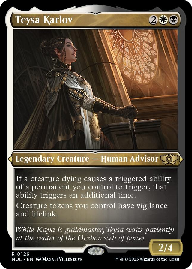 0126 Teysa Karlov (Foil Etched) R March of the Machine: Multiverse Legends