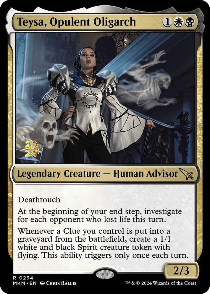 0234 Teysa, Opulent Oligarch R Prerelease Cards