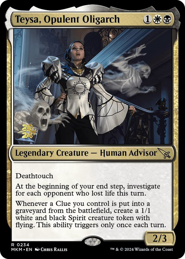0234 Teysa, Opulent Oligarch R Prerelease Cards