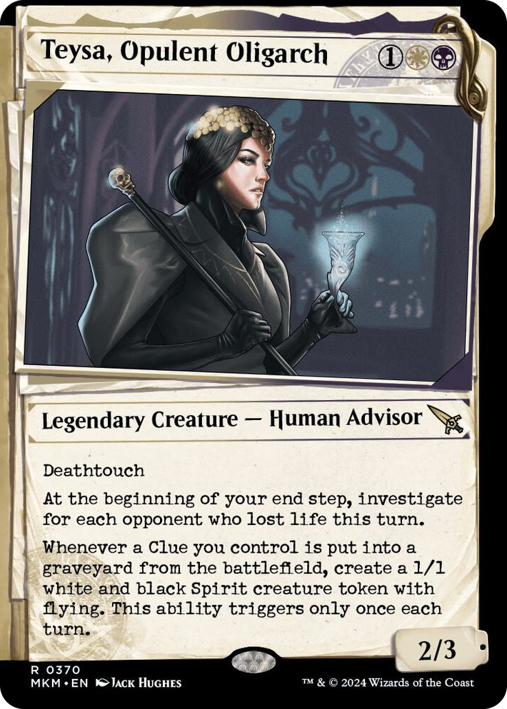 0370 Teysa, Opulent Oligarch (Showcase) (0370) R Murders at Karlov Manor