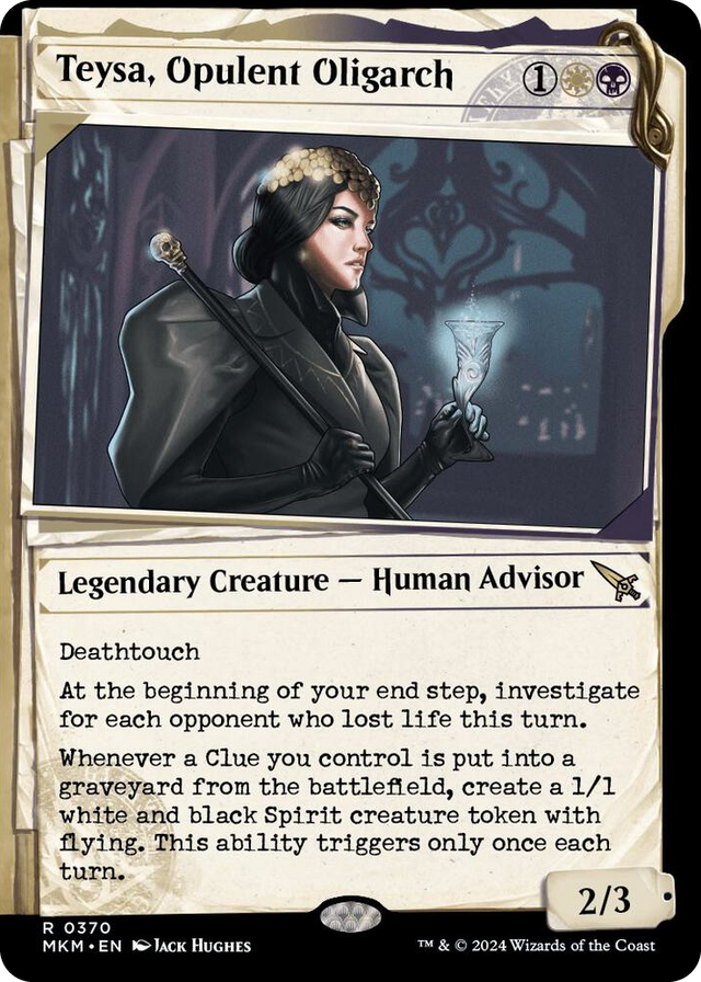 0370 Teysa, Opulent Oligarch (Showcase) (0370) R Murders at Karlov Manor
