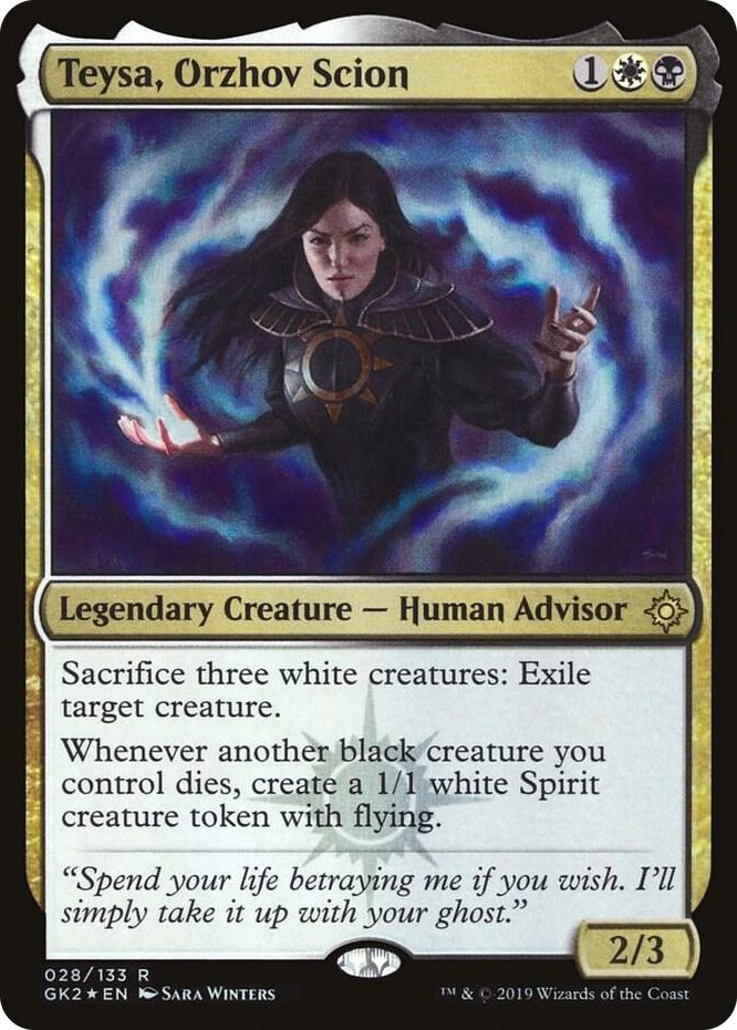 0028 Teysa, Orzhov Scion R Ravnica Allegiance: Guild Kits