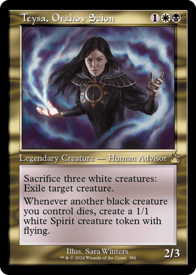 0386 Teysa, Orzhov Scion (Retro Frame) R Ravnica Remastered