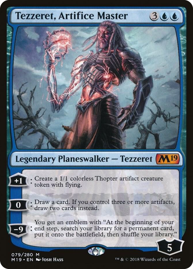 0079 Tezzeret, Artifice Master M Core Set 2019
