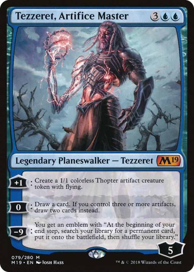 0079 Tezzeret, Artifice Master M Core Set 2019