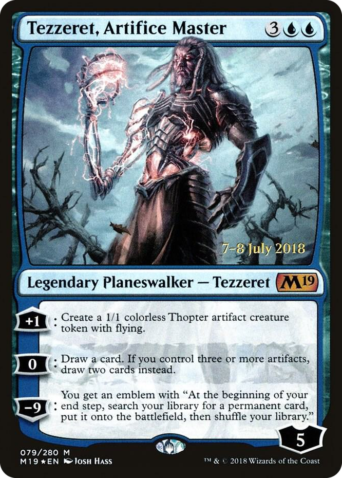 0079 Tezzeret, Artifice Master M Prerelease Cards