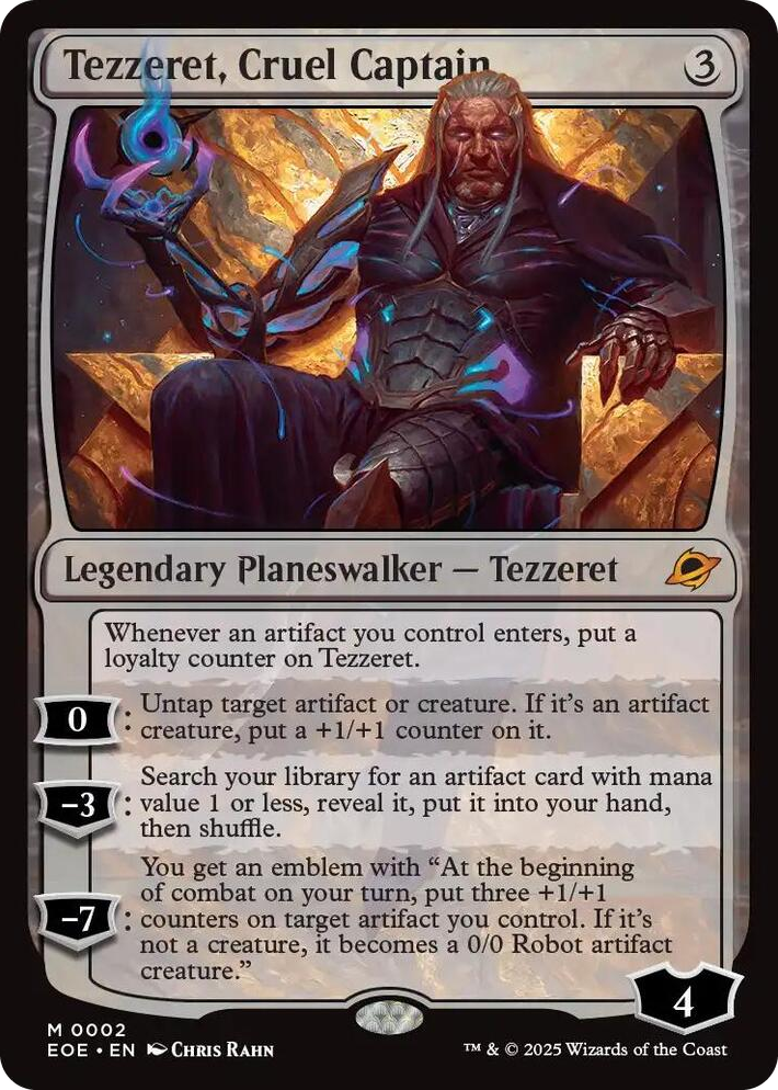 0002 Tezzeret, Cruel Captain M Edge of Eternities