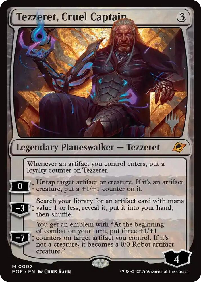 Tezzeret, Cruel Captain #2 M - Promo Pack: Edge of Eternities Pokemon card