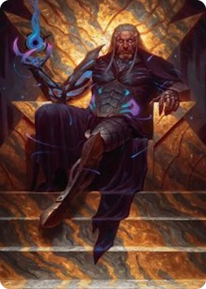 0001 Tezzeret, Cruel Captain Art Card (1/54) S Art Series: Edge of Eternities