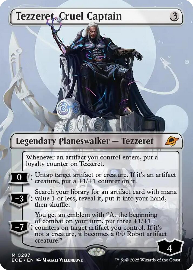 0287 Tezzeret, Cruel Captain (Borderless) M Edge of Eternities