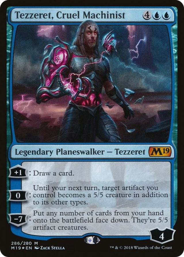 0286 Tezzeret, Cruel Machinist M Core Set 2019