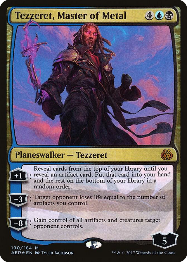 0190 Tezzeret, Master of Metal M Aether Revolt