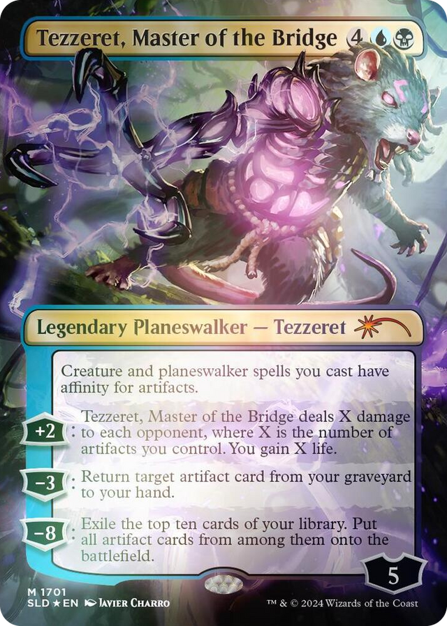 1701 Tezzeret, Master of the Bridge (Rainbow Foil) M Secret Lair Drop Series