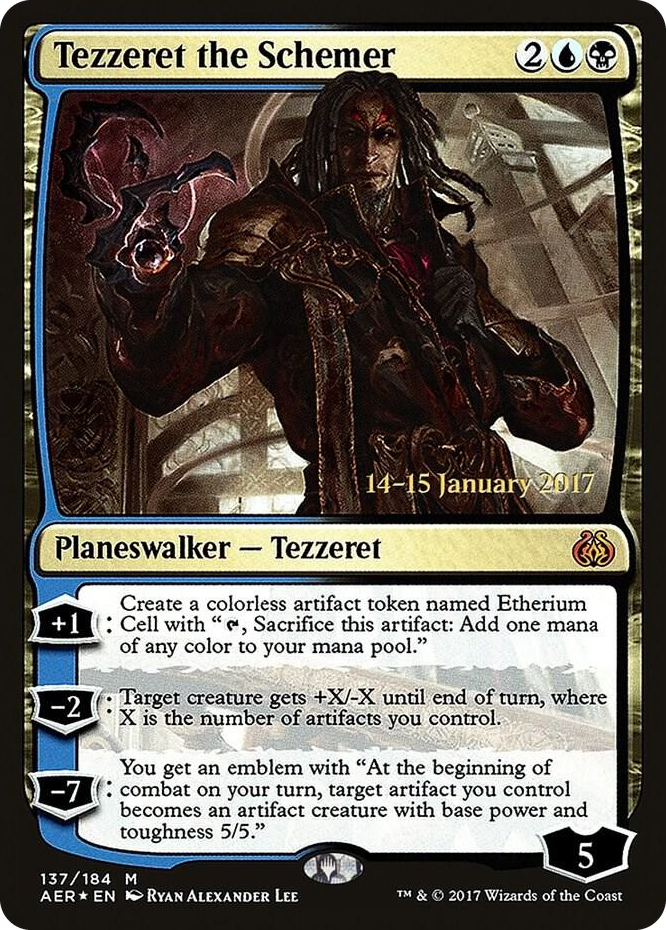 0137 Tezzeret the Schemer M Prerelease Cards