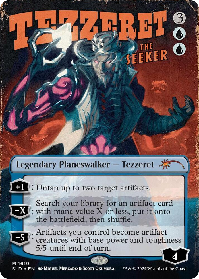 Tezzeret the Seeker (1619) #1619 M - Secret Lair Drop Series Pokemon card
