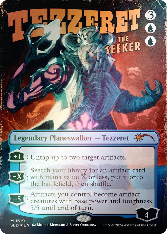 1619 Tezzeret the Seeker (1619) (Rainbow Foil) M Secret Lair Drop Series