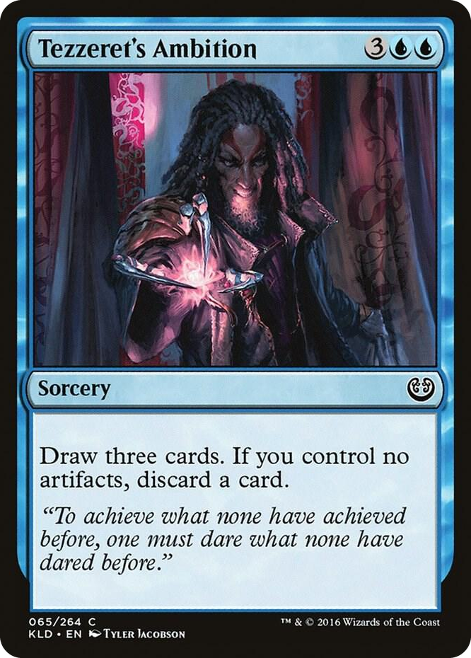 Tezzeret's Ambition #65 C - Kaladesh Pokemon card