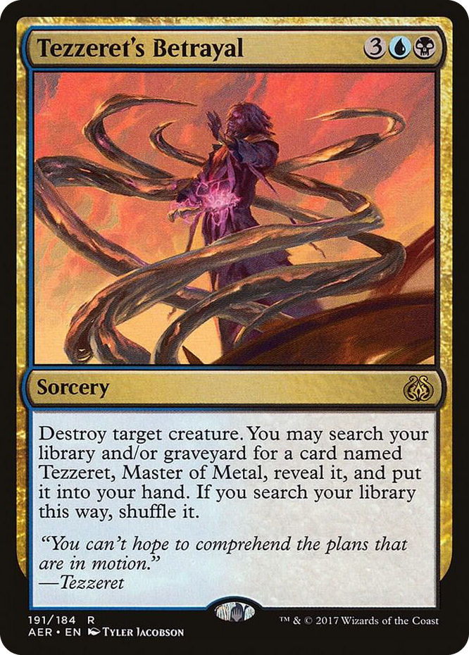 Tezzeret's Betrayal #191 R - Aether Revolt Pokemon card
