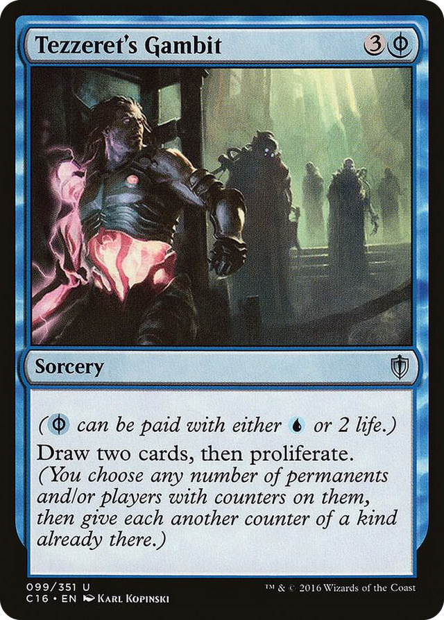 0099 Tezzeret's Gambit U Commander 2016