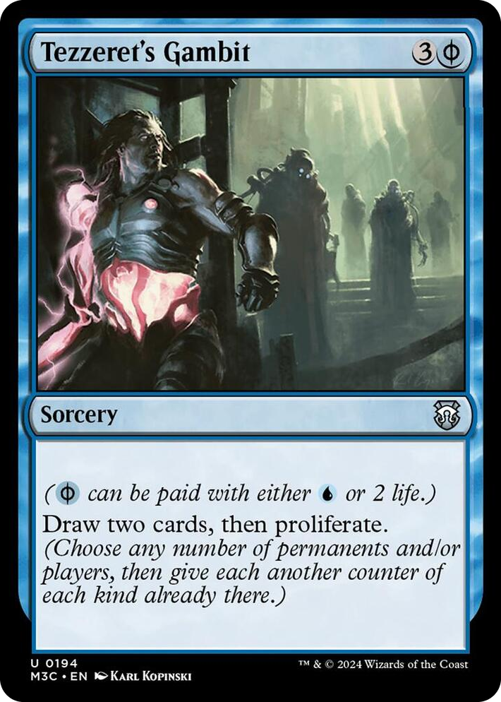 0194 Tezzeret's Gambit U Commander: Modern Horizons 3