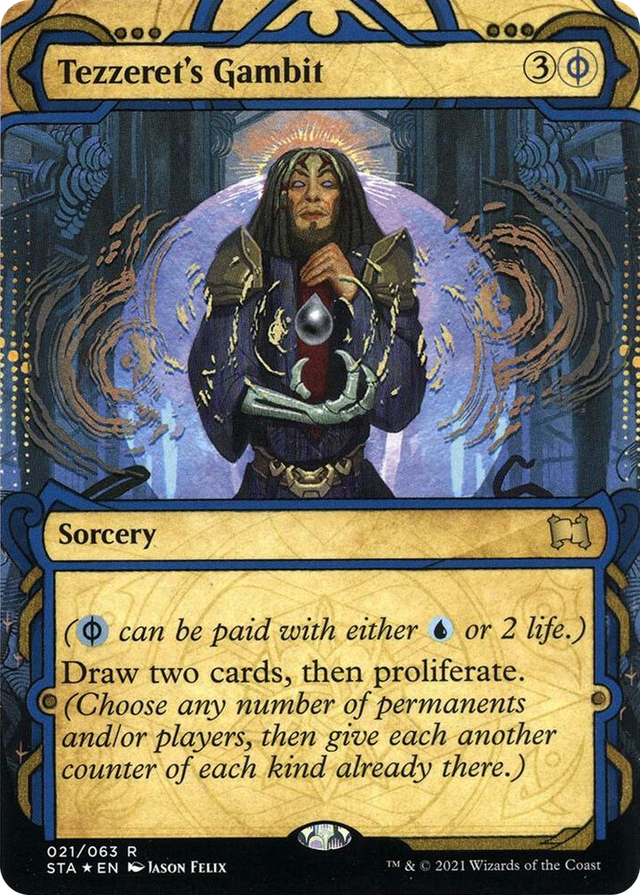 0021 Tezzeret's Gambit (Foil Etched) R Strixhaven: Mystical Archive