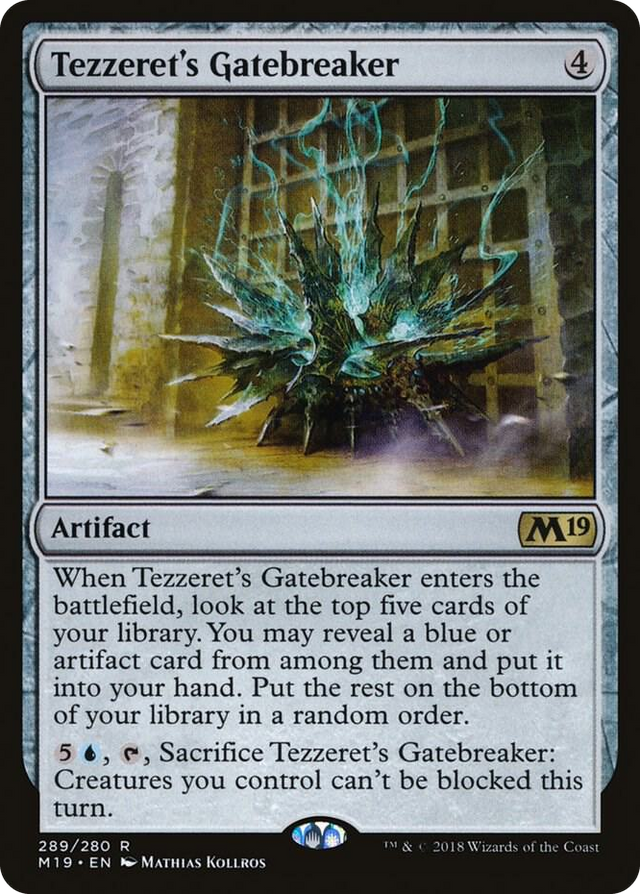 0289 Tezzeret's Gatebreaker R Core Set 2019
