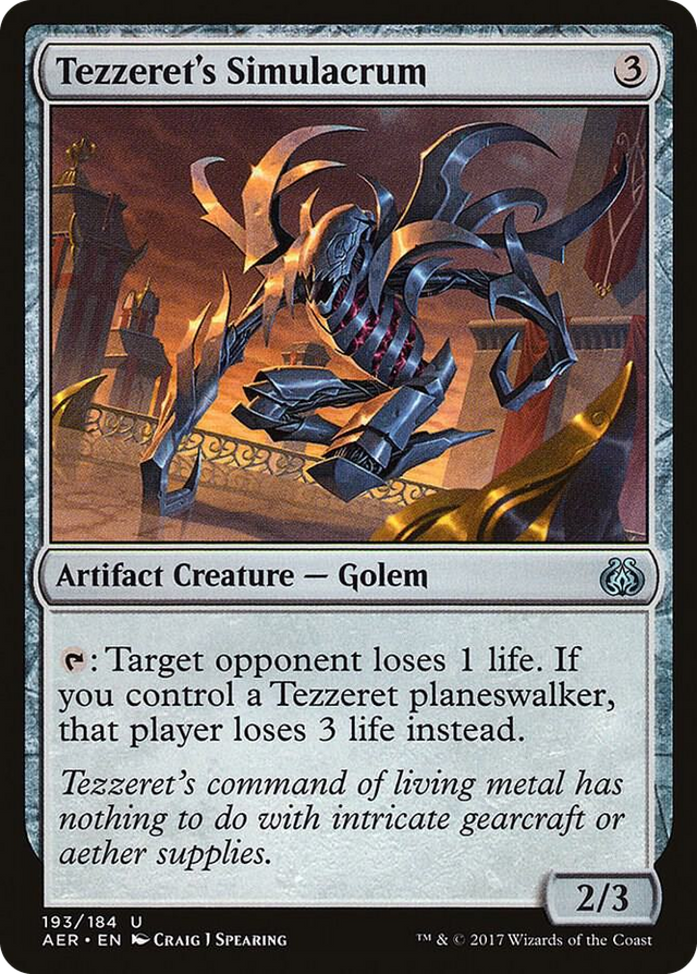 0193 Tezzeret's Simulacrum U Aether Revolt