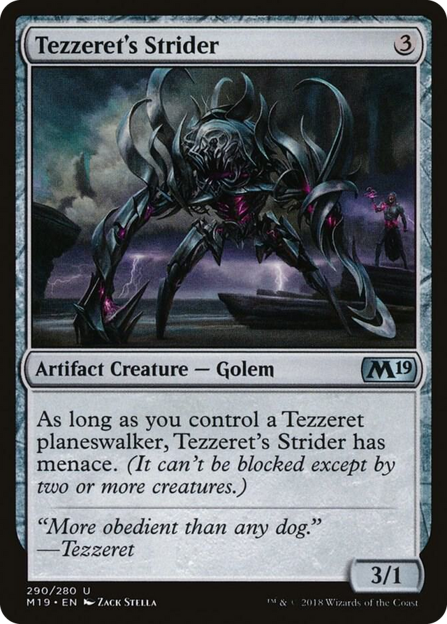 0290 Tezzeret's Strider U Core Set 2019