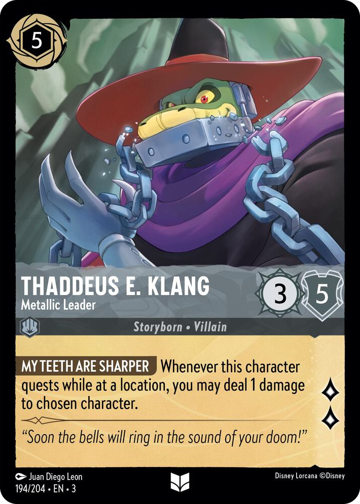 0194 Thaddeus E. Klang - Metallic Leader Uncommon Into the Inklands