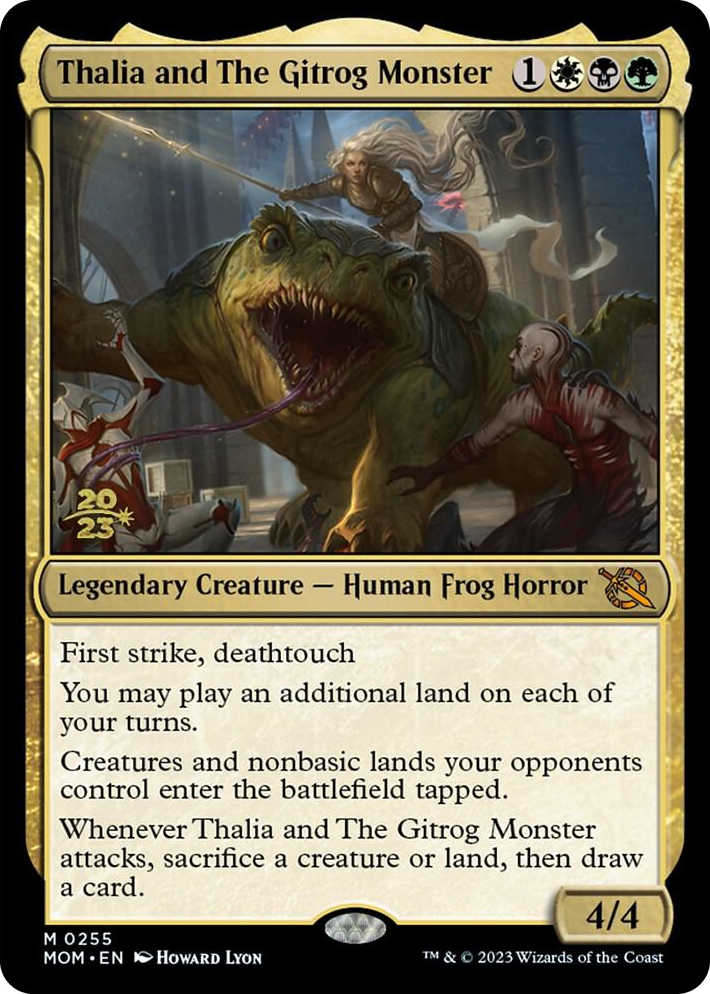 0255 Thalia and The Gitrog Monster M Prerelease Cards