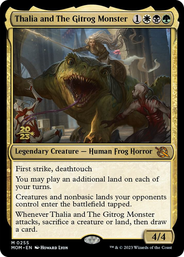 0255 Thalia and The Gitrog Monster M Prerelease Cards
