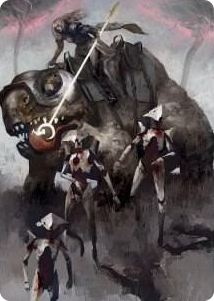 Thalia and The Gitrog Monster Art Card #65 S - Art Series: March of the Machine Pokemon card
