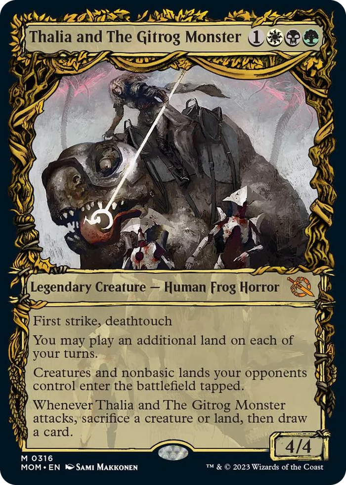 0316 Thalia and The Gitrog Monster (Showcase) M March of the Machine