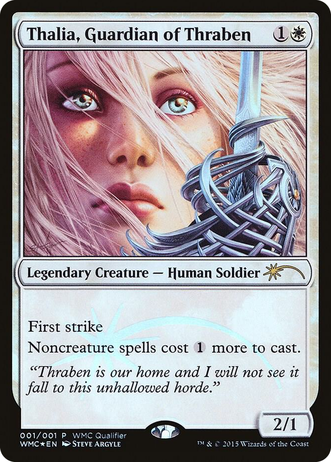 Thalia, Guardian of Thraben #1 R - WMCQ Promo Cards Pokemon card