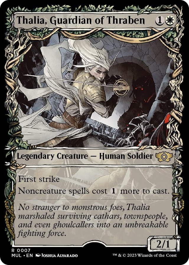 Thalia, Guardian of Thraben #7 R - March of the Machine: Multiverse Legends Pokemon card