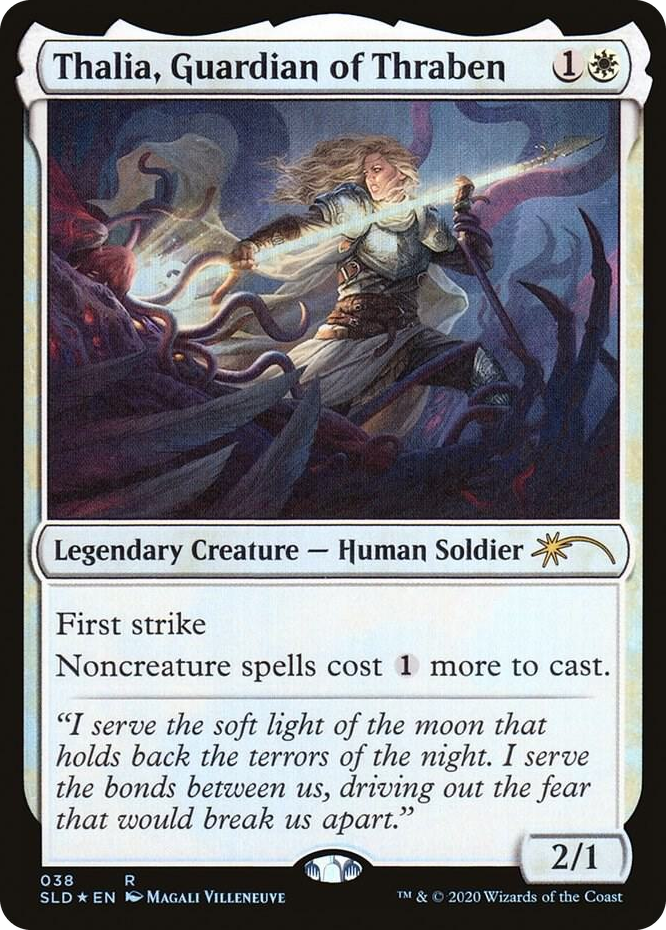 Thalia, Guardian of Thraben (038) #38 R - Secret Lair Drop Series Pokemon card