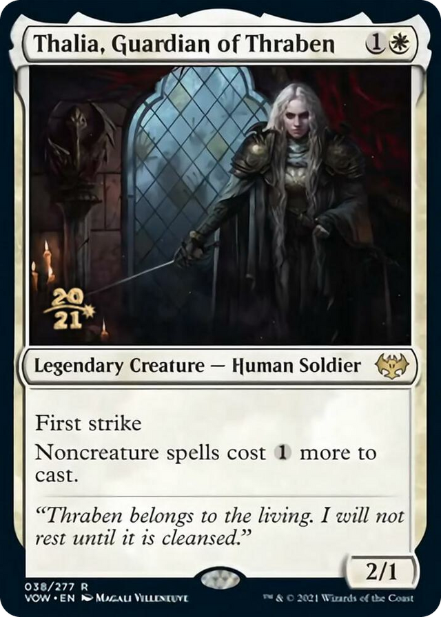 0038 Thalia, Guardian of Thraben R Prerelease Cards