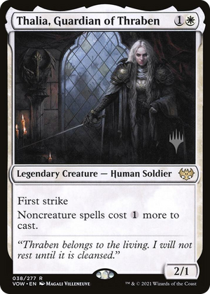 0038 Thalia, Guardian of Thraben R Promo Pack: Dominaria United